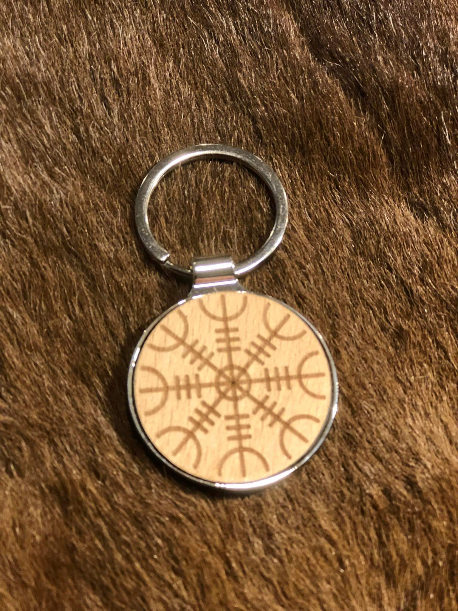 Helm of Ave (Ægishjálmur) Keychain Helm of Ave (Ægishjálmur) Keychain
